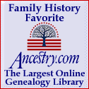 Ancestry.com's Family History Favorite Award