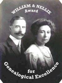Julie's Genealogy - The William and Nellie Award for Genealogical Excellence